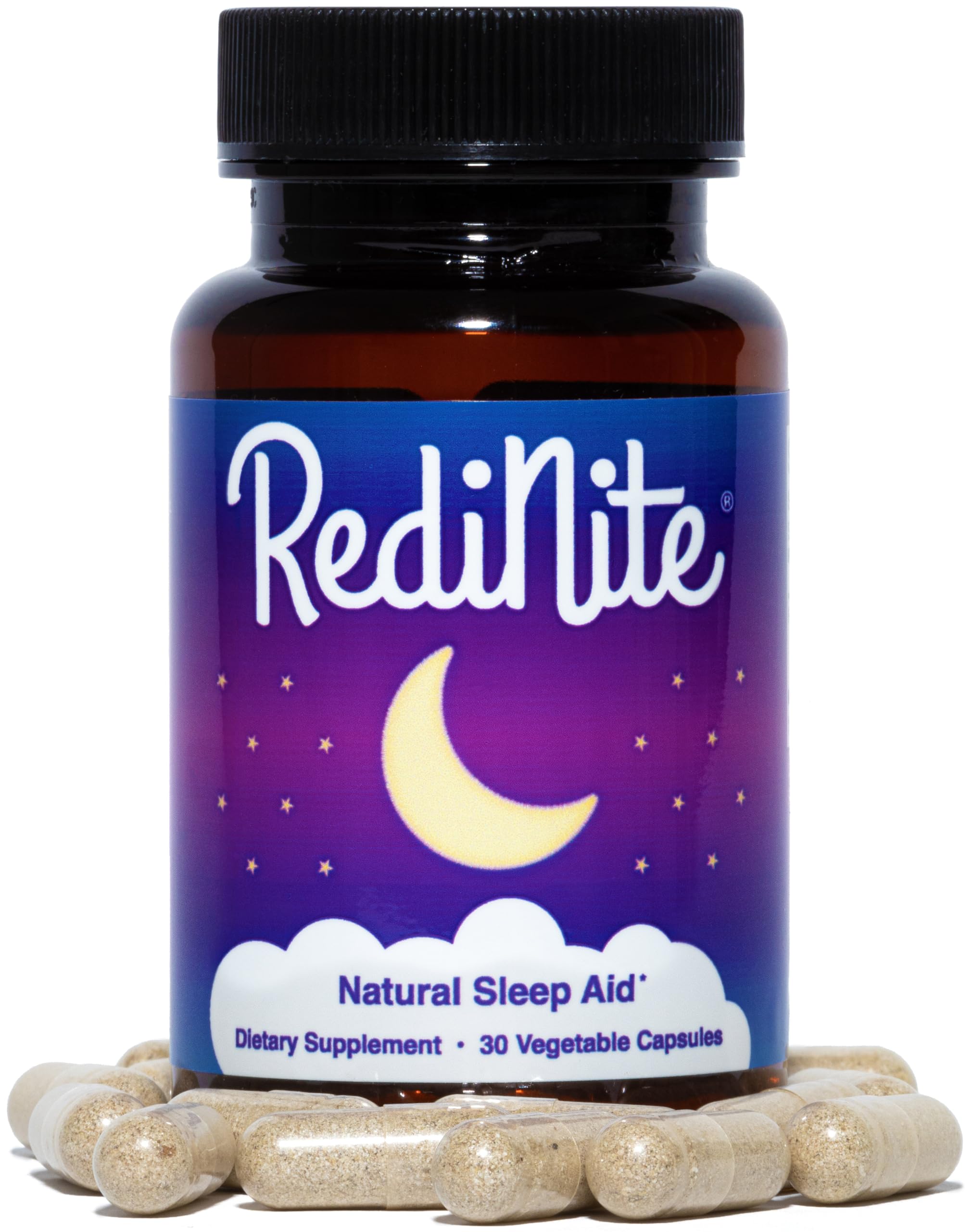 RediNite bottle in a calm nighttime setup for relaxation.