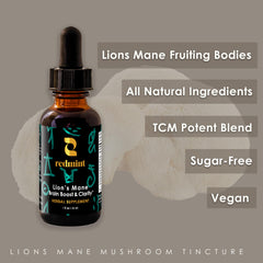 Redmint Organic 1 fl oz bottle ready for daily use.
