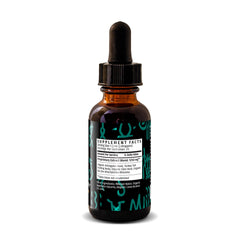Redmint tincture dropper poised for daily immune support and vitality.