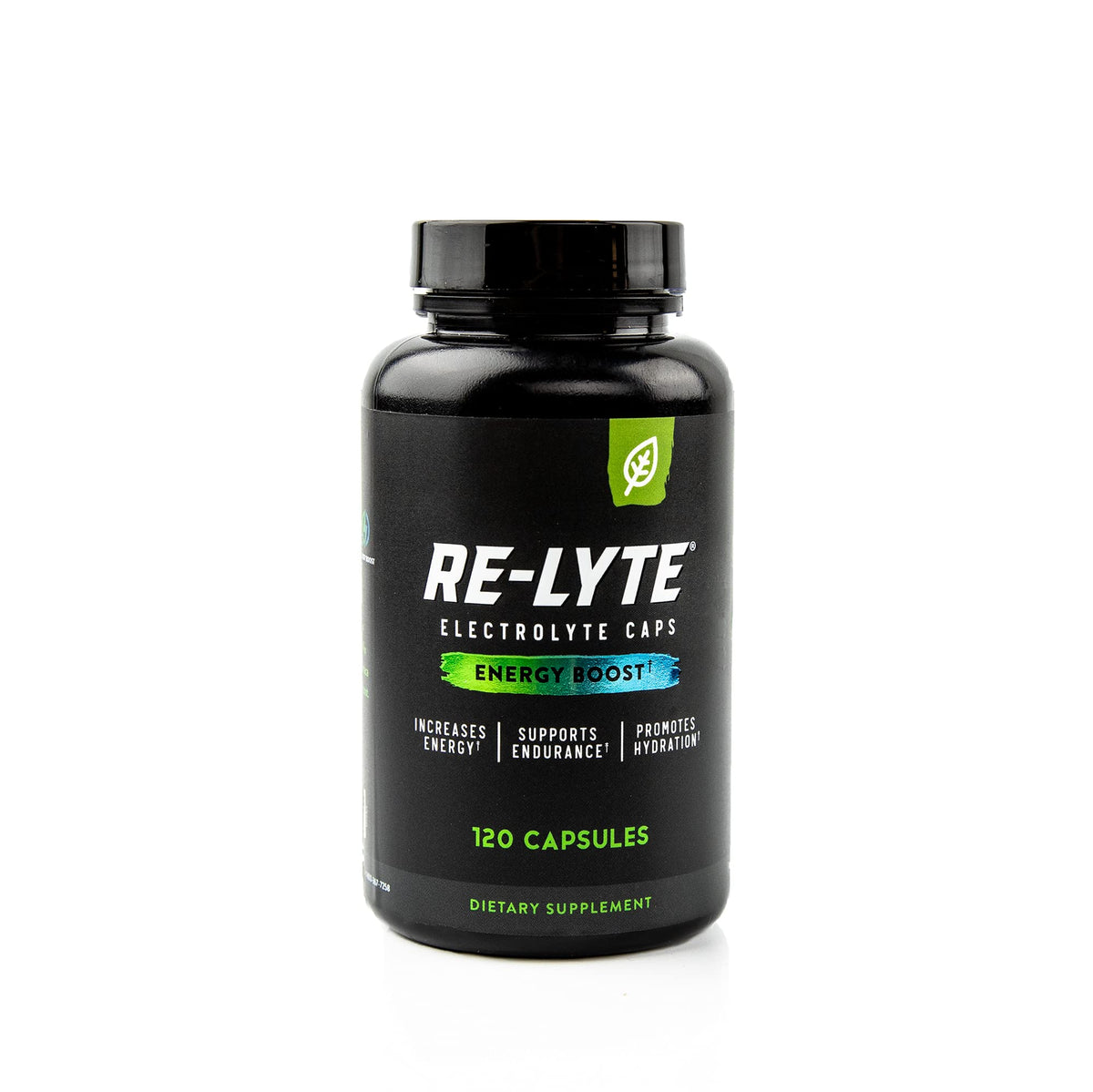 Redmond Re-Lyte Energy Boost bottle shows clean packaging for daily hydration and steady energy.