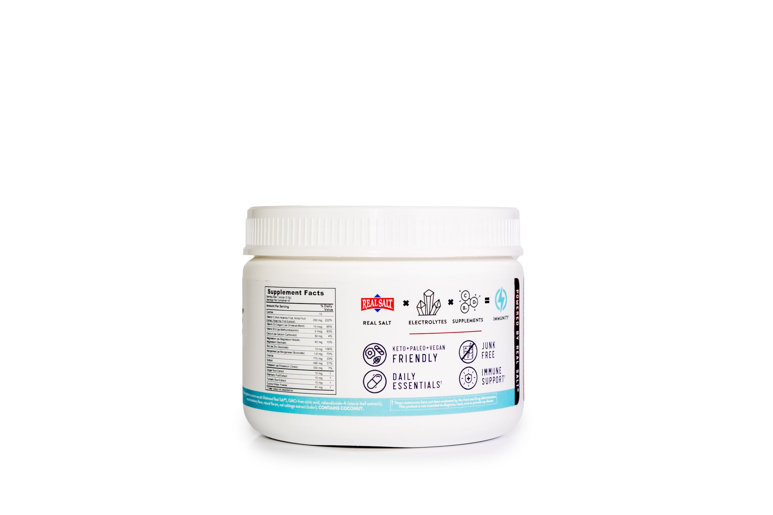 Powder scoop of REDMOND Re-Lyte Immunity ready to mix