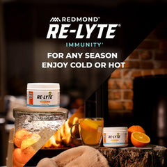 Re-Lyte Immunity label shows no added sugar and stevia sweetness