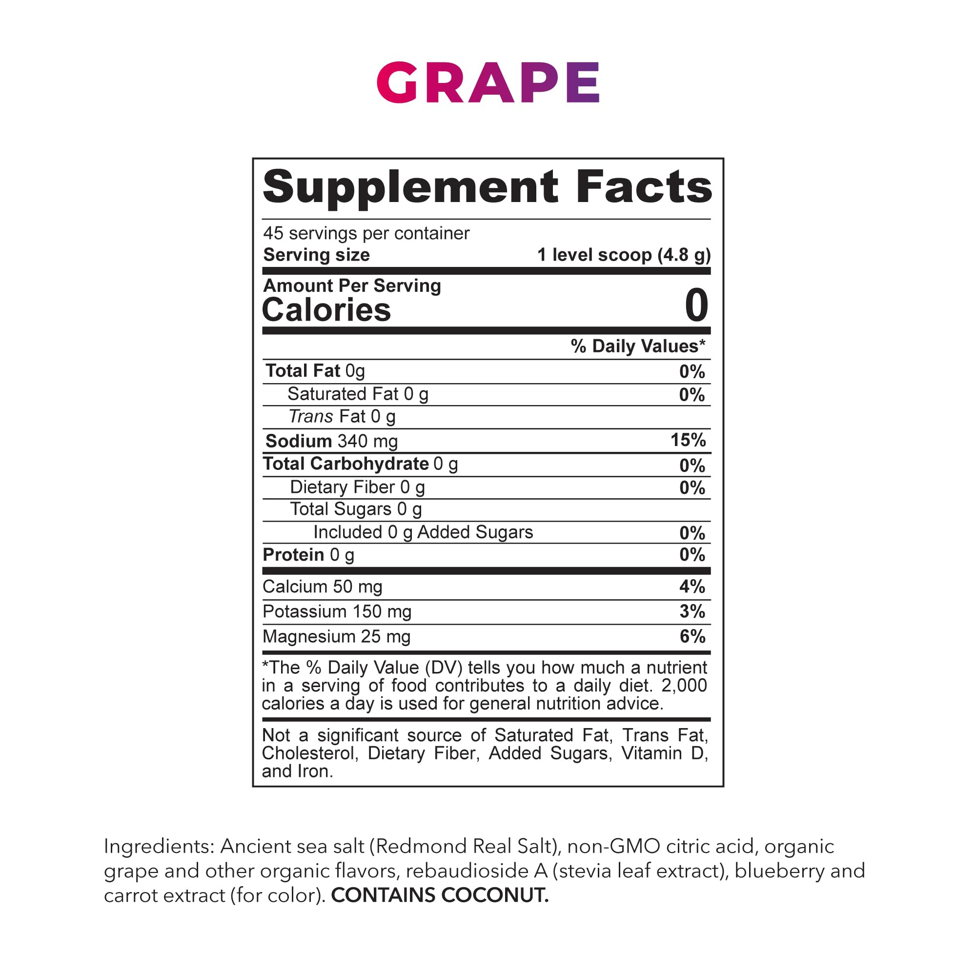 REDMOND Re-Lyte Kids grape drink glass ready for activity.