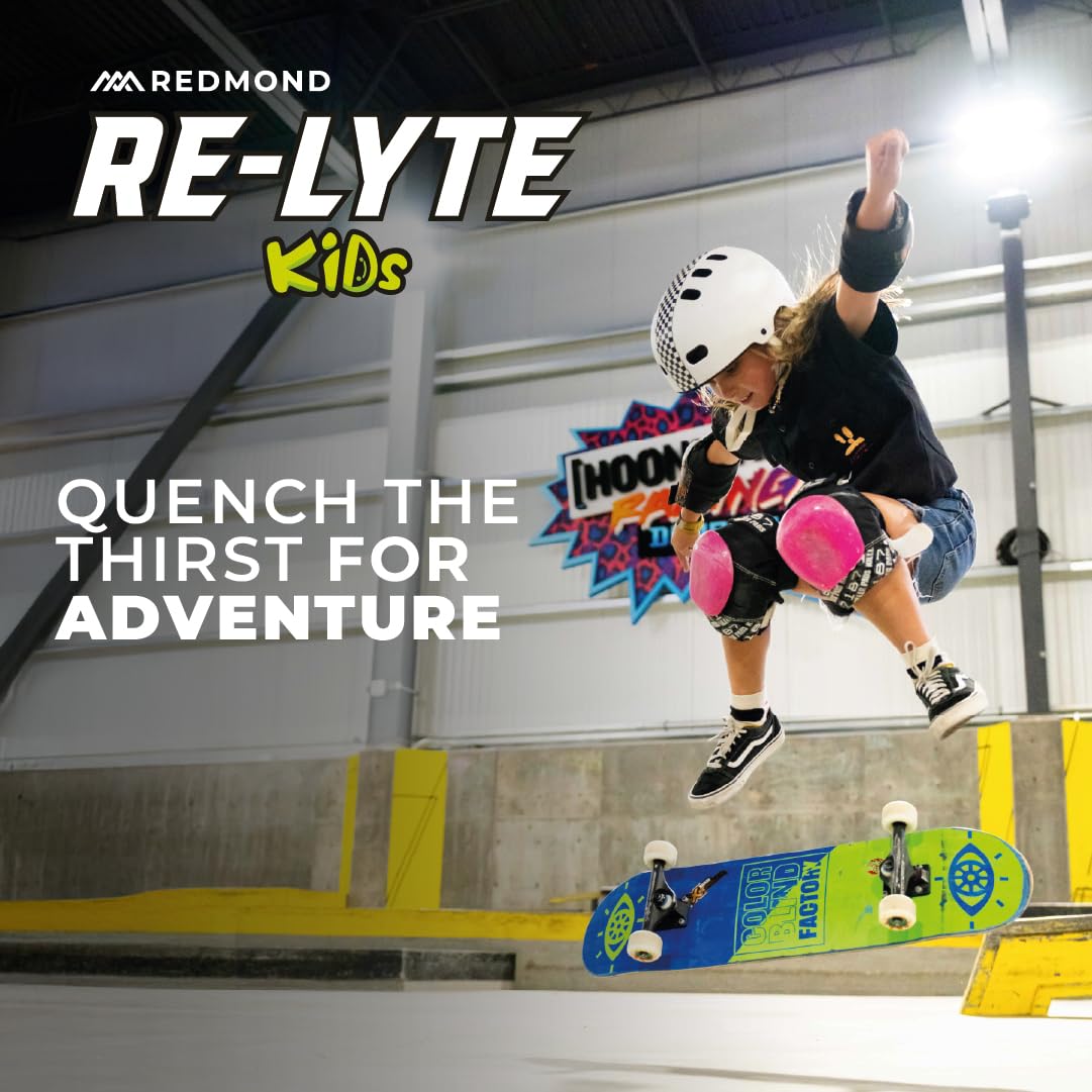 REDMOND Re-Lyte Kids vegan, organic, non-GMO labeling.