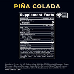 Redmond Re-Lyte label detail highlights Real Salt minerals for clean hydration.