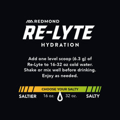 REDMOND Re-Lyte scoop and spoon for easy daily hydration.