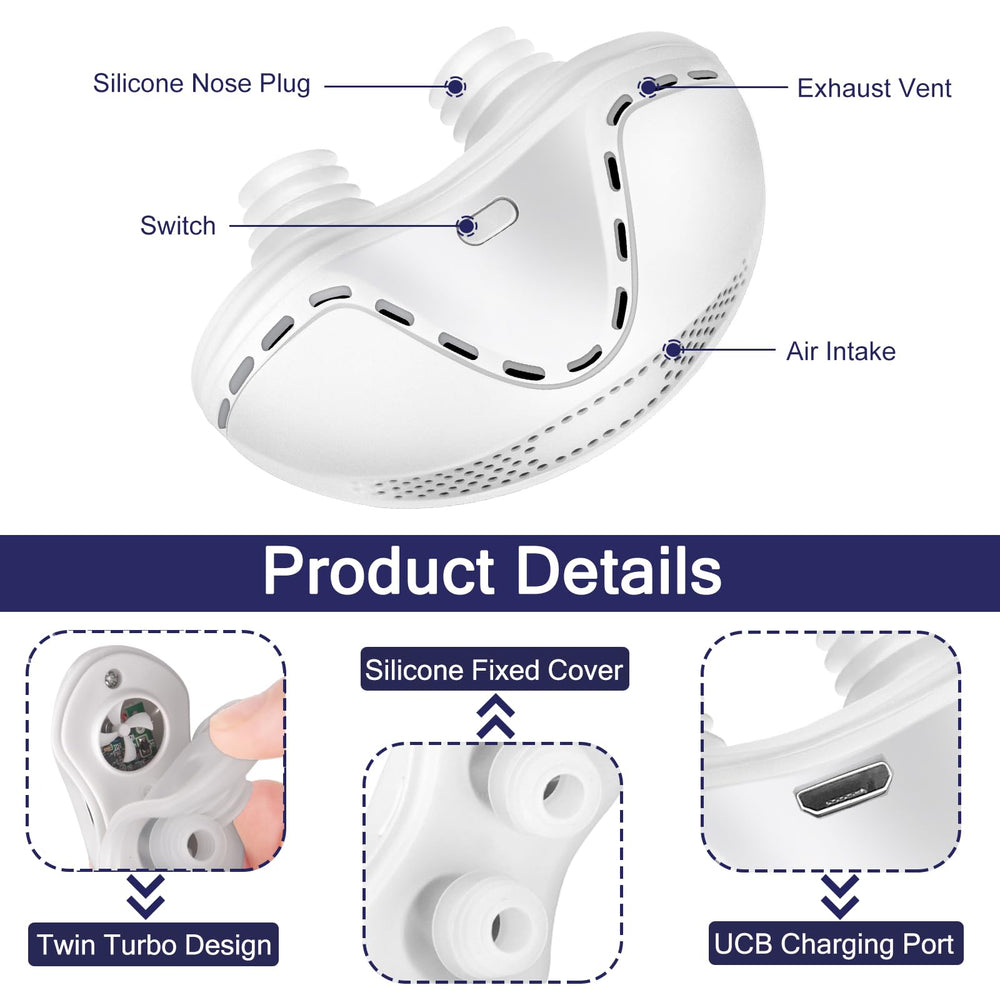 Redpee anti-snore device uses soft medical silicone for skin-friendly wear