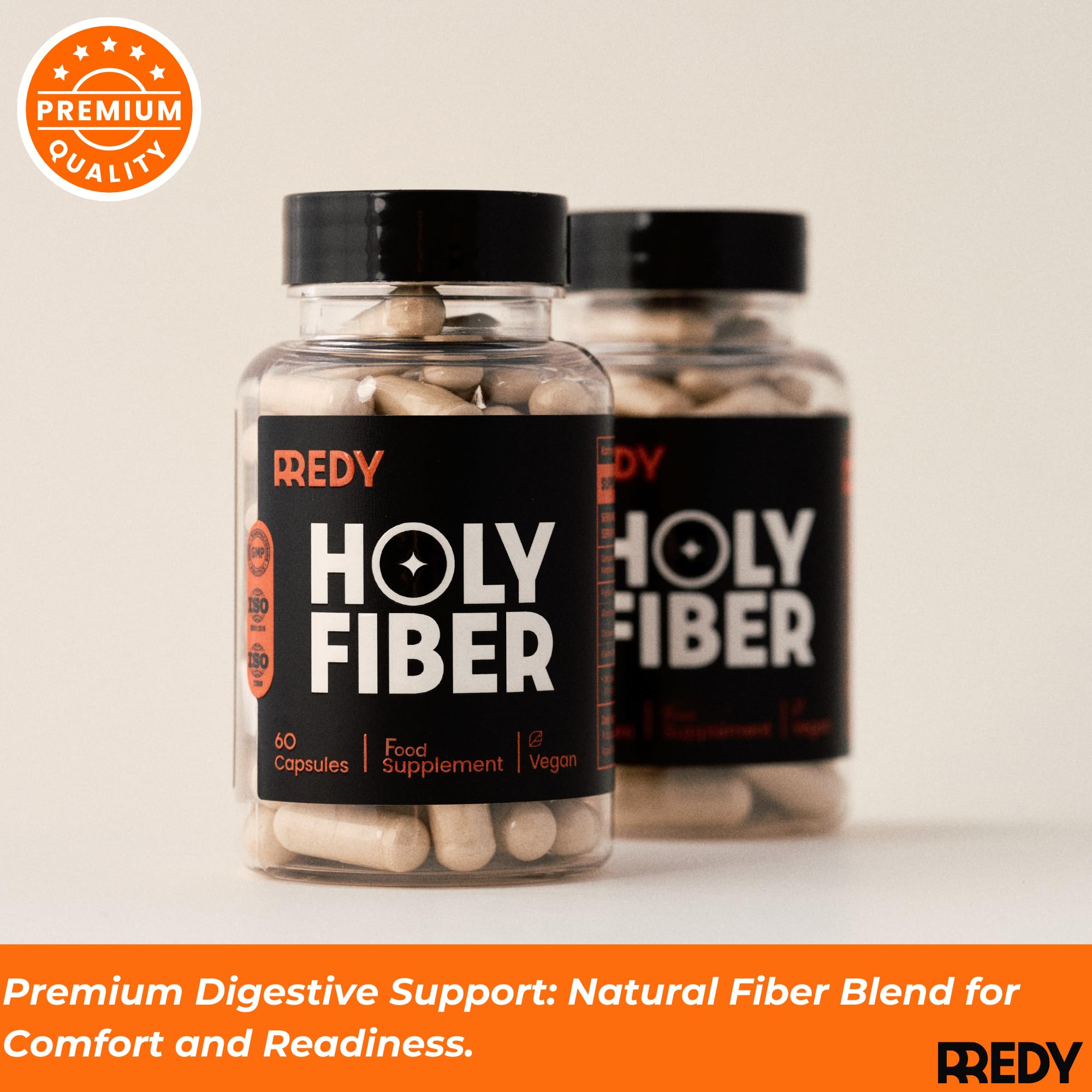 REDY chia seeds display rich fiber and texture.