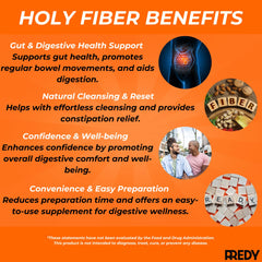REDY psyllium husk ingredient highlights natural fiber source.