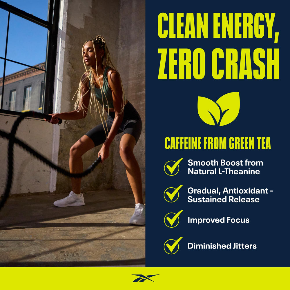 Reebok REEenergize athlete lifting to showcase pump and performance potential.