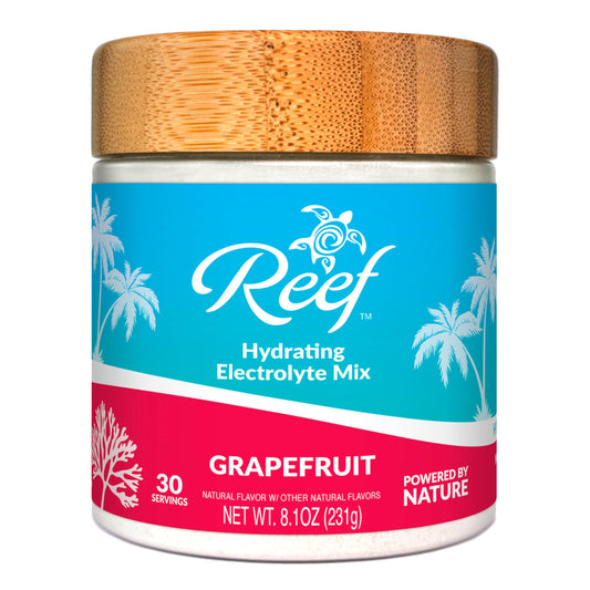 Reef Replenish bottle pour for post-workout hydration