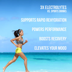 Coconut water base highlight for natural hydration with Reef Replenish