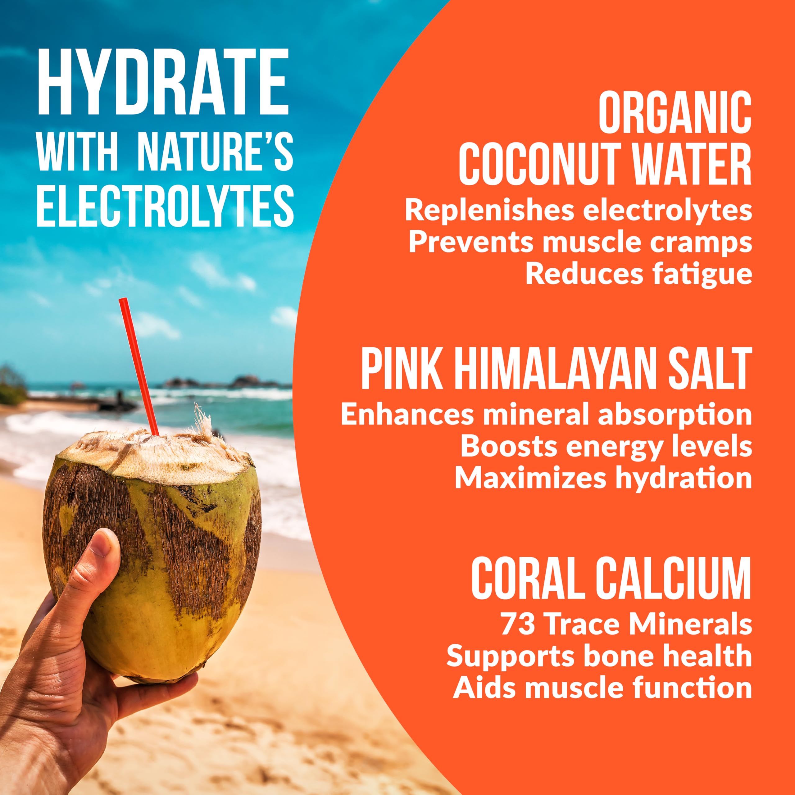 Coral calcium detail emphasizing bioavailable minerals for bone support