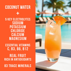 Scoop and bottle showing convenient daily replenishment for activities