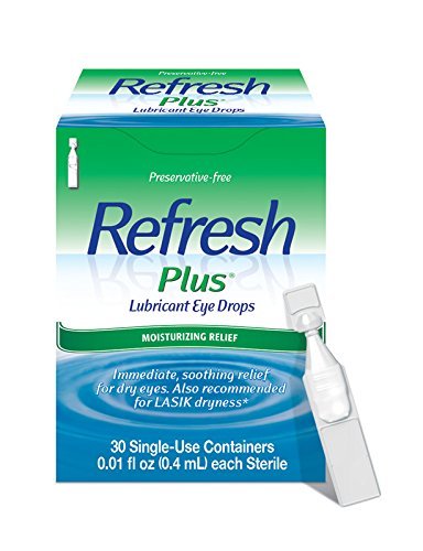 Refresh Premium 2-Pack eye drops front label for quick recognition and convenient use.