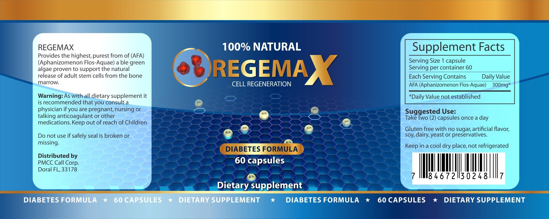 REGEMAX AFA STEM bottle pour demonstrating easy daily routine integration.