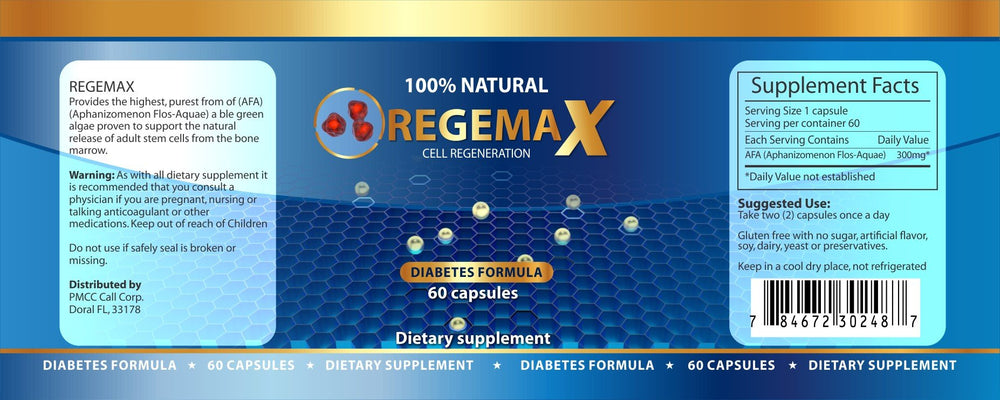 REGEMAX AFA STEM bottle pour demonstrating easy daily routine integration.