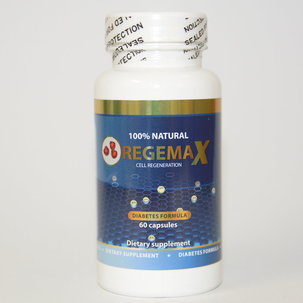 REGEMAX AFA STEM bottle shown for daily wellness with high-purity AFA intake.