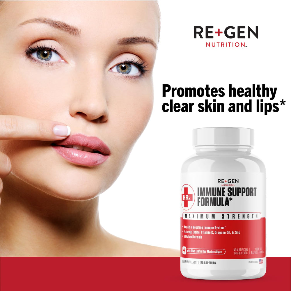 Packaging box of Re+Gen Immunity for shelf display.