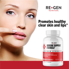 Packaging box of Re+Gen Immunity for shelf display.