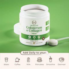 Regen Vitality powder dissolving easily in a glass of water