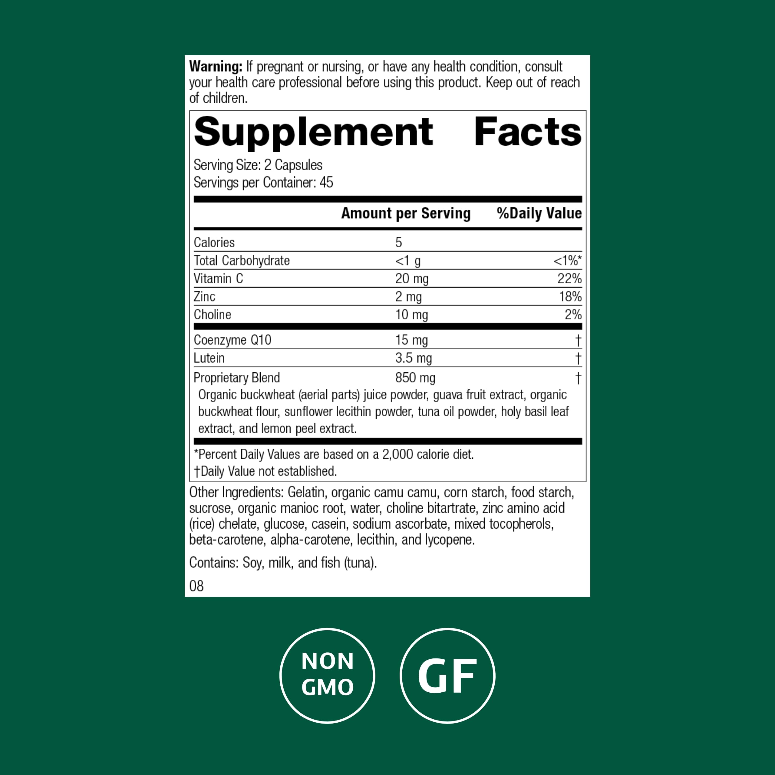 Regeneplex capsules close-up emphasizing daily skin vitality supplementation.