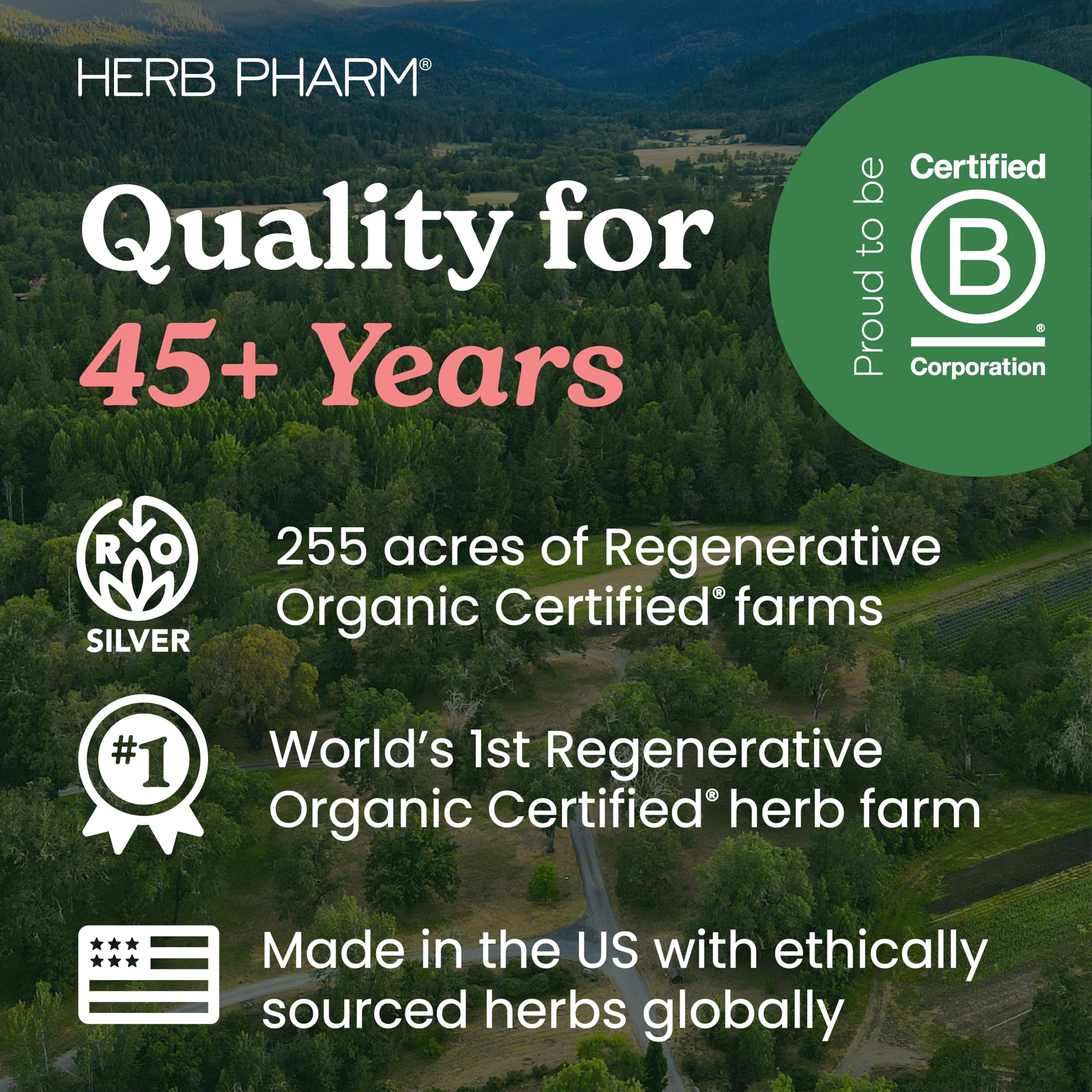 Regenerative Organic Certified farm logo illustrating sustainable sourcing.