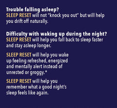 Regen HF Sleep Reset bottle on nightstand, ready for a peaceful morning.
