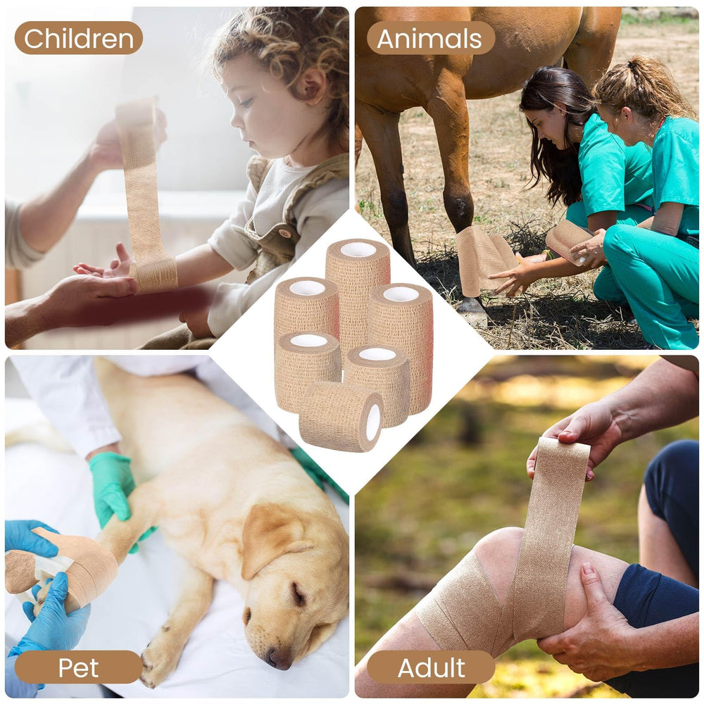 Reginary Vet Wrap on wrist or ankle for light compression.