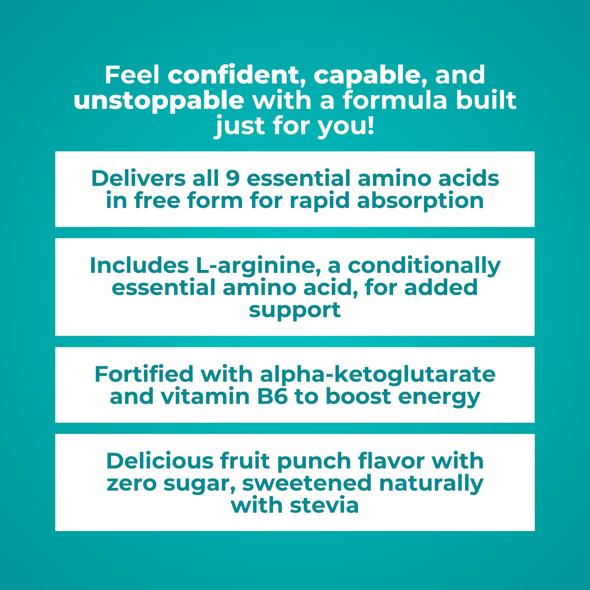 Glass of water with fruit punch from AminoPower demonstrates refreshing flavor