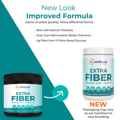 Pouring Extra Fiber into a glass shows quick mixability for everyday use.