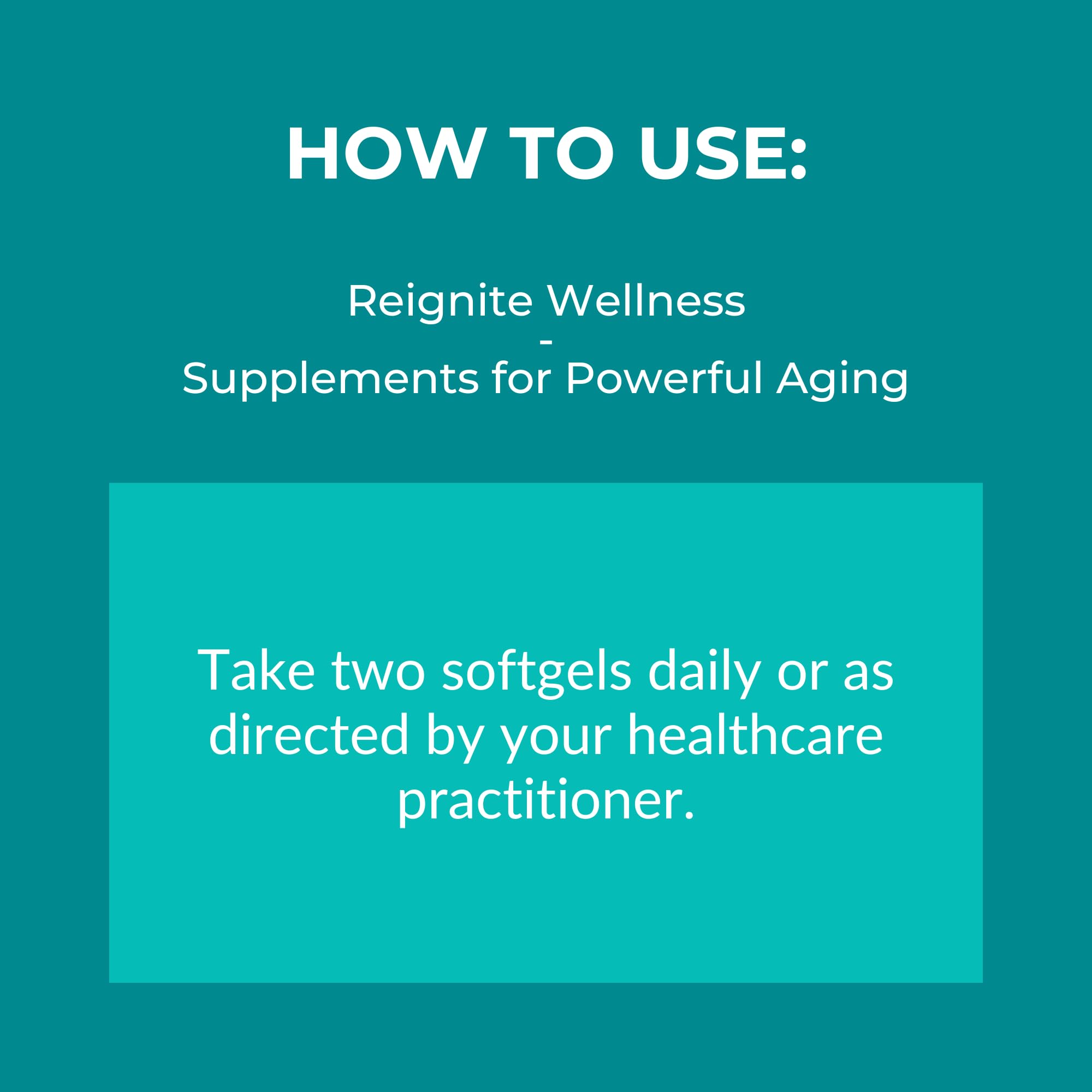 Reignite Wellness Omega Plus daily-use capsule image ready with meals