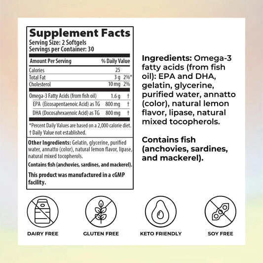 Reignite Wellness Omega Plus softgels closeup highlighting omega-3 capsules for daily use