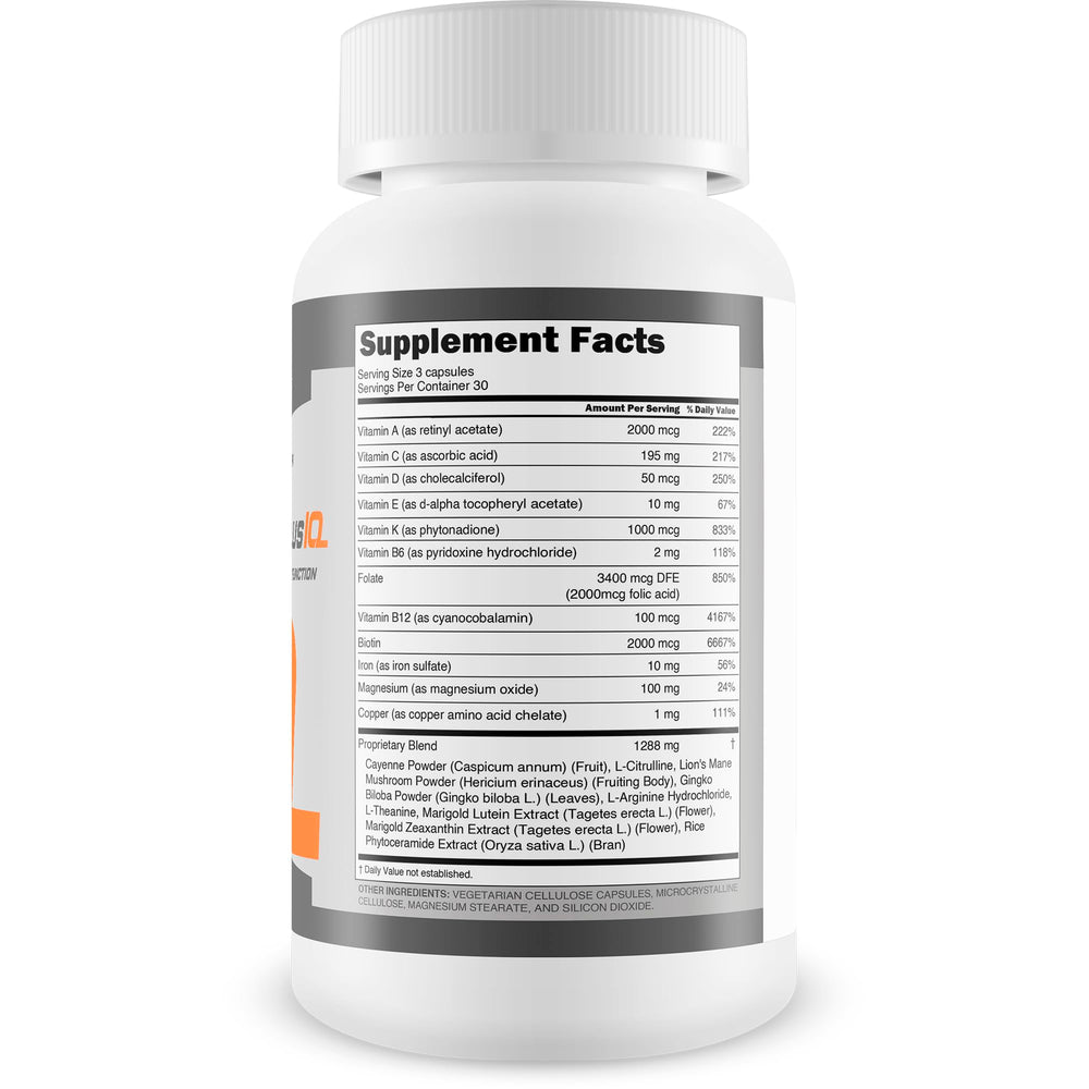 Rejuva Brain Plus capsules closeup for easy daily supplementation