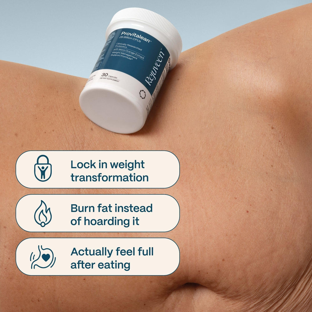 Rejuveen Provitalean cravings spotlight illustrates craving control potential.