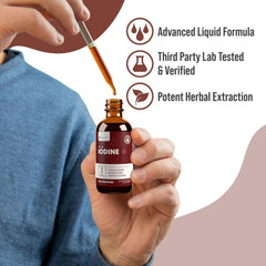 Rejuvica Health Alcohol-Free Liquid close-up showing pure liquid formulation.