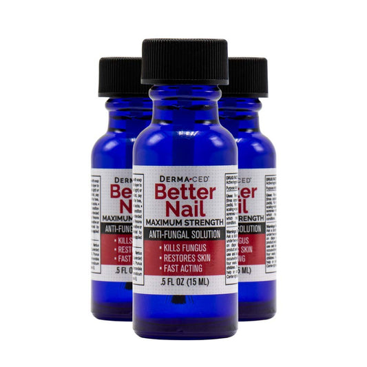 Rejuvica Health Better Nail bottle and brush for precise nail care.
