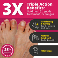 Rejuvica Health Better Nail brush applying formula to the nail.