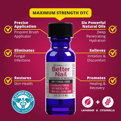 Rejuvica Health Better Nail oil-rich formulation with natural oils.