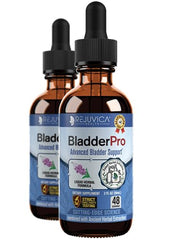 Rejuvica Health BladderPro bottle with dropper for easy intake.