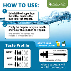 Glass with Cleanse Drops ready to drink as part of a daily routine