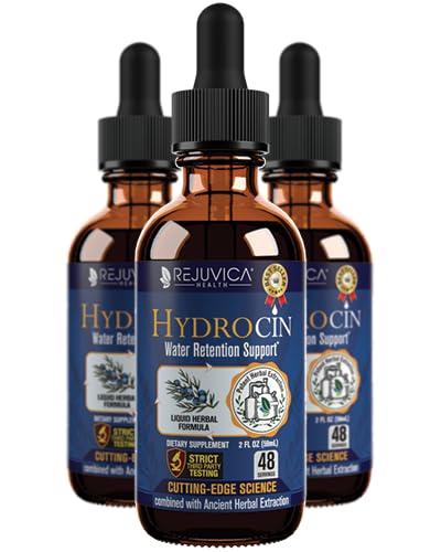 Rejuvica Health Hydrocin bottle front view for easy daily use.