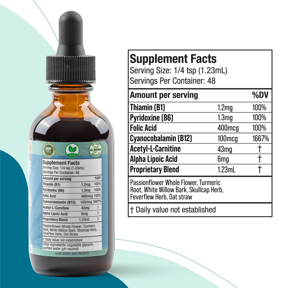 Rejuvica Health NerveFactor herbalist-guided formulation in a bottle
