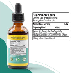 Rejuvica Health Prostavec label-close-up conveys trusted product details.
