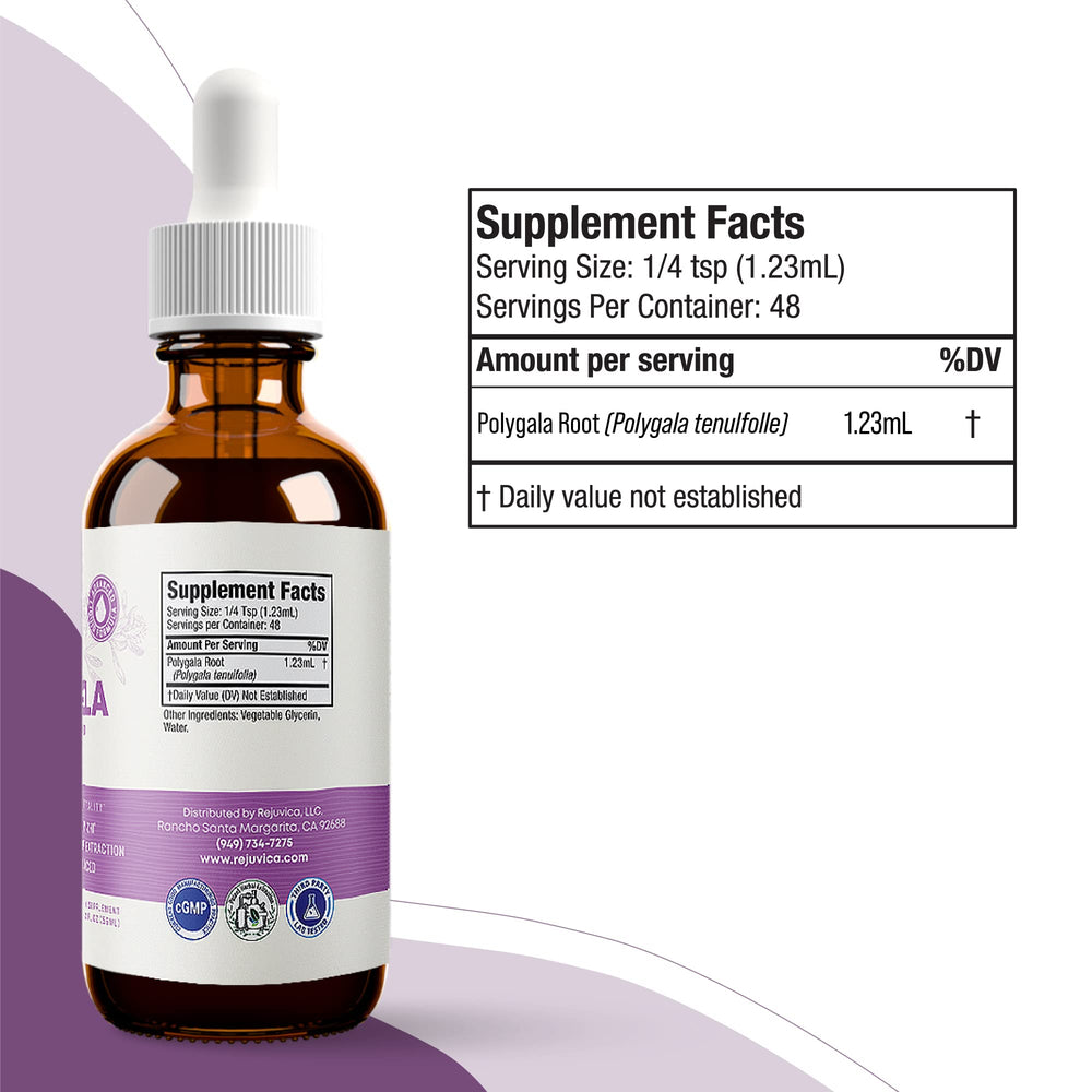Taste-friendly Polygala drops designed for daily use.
