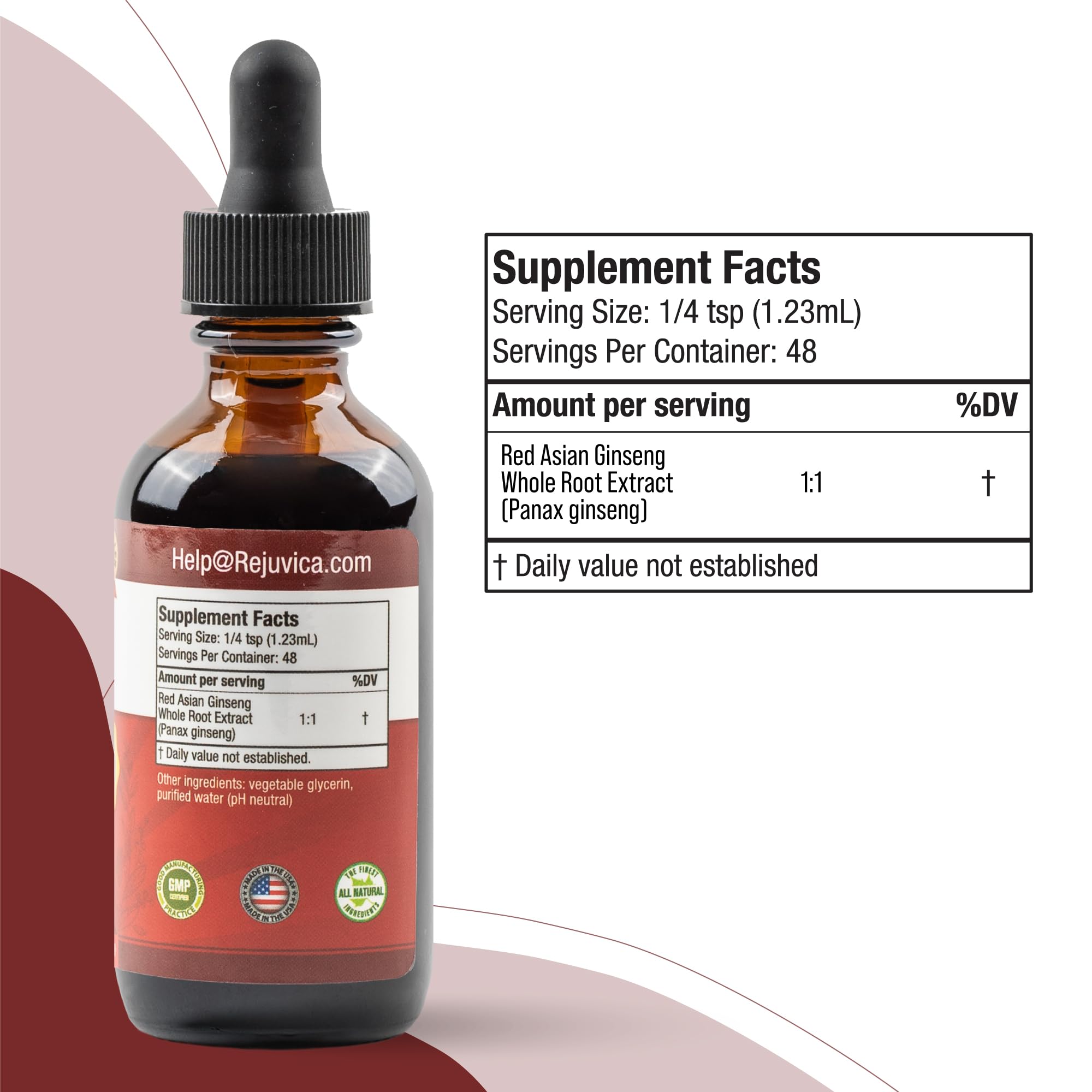 Rejuvica taste test shot showcases great-tasting formula.