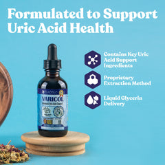 Rejuvica Varicol dropper dispense for easy, on-the-go daily use.