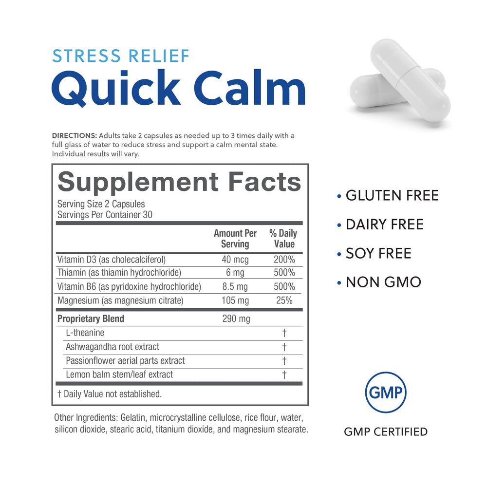 Relacore Quick Calm night-use scene, soothing routine for winding down.
