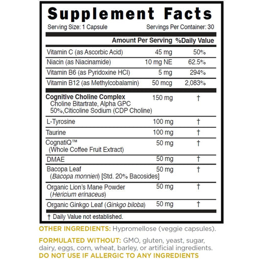 Relaxium FocusMax bottle close-up highlighting capsules for concentration