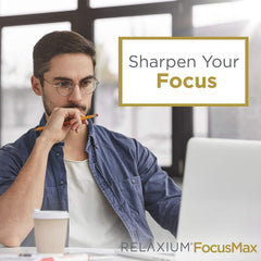 Relaxium FocusMax capsules in hand illustrate simple daily use